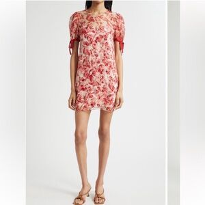 ✨NEW✨ Cinq A Sept Junette Floral
Blossom Silk Mini Dress 8